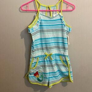 Disney little mermaid romper. Girls size 9-10
